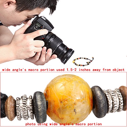 El Mejor Precio Neewer 52MM 0.45X Lente Gran Angular de Alta Definición
con Macro para Nikon D5200/D5300/D5000/D5100/D3300/D3200
D3000/D7100/D7000/DSLR Cámaras en Amazon