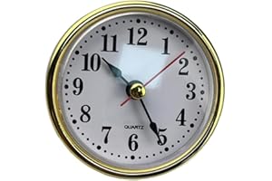 FROTOX Clock Craft Insert Clocks Movement Quartz Diameter 65mm Gold or silve For Home DIY Crafts Multifunctional Installation