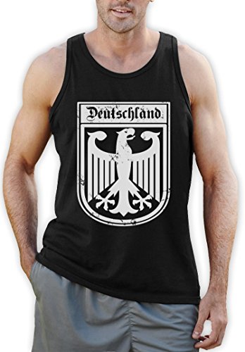 Deutschland Adler Deutsches Fan-Motiv EM Olympiade Einheit Schwarz Small Tank Top