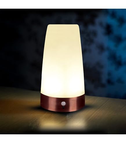 Lampada a Led a batteria con cilindro in vetro, decorazione natalizia