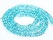 Produktbild Natur Blau Apatit blank Aqua facettiert Rondelle Lose Edelstein Craft Perlen Strand 33 cm 4 mm