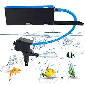 Petzlifeworld RS-680C Aquarium 3 in 1 More Functions Top Filter with 3 Feet Sponge | Suitable for 45CM to 60 cm Aquarium