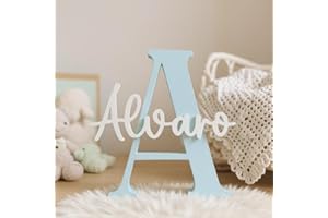 Mpzonline Personalised Letter Name Decorative, Sweet Tables, Communion Decoration, Room Decor, ID Sign.