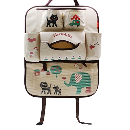 Preisvergleich Produktbild UEK Auto Rücksitz Organizer Sitztasche Rücksitztasche Rückenlehnenschutz Hängenden Beutel für Autorücksitz oder Kinderbett
