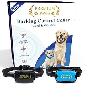 Premium Paws El Mejor Collar Anti Ladridos, Collar Frena-Ladridos. (One)