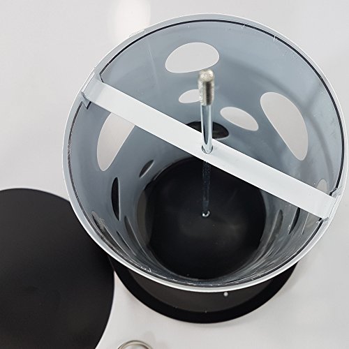 Vogelfutter-Station 30 cm aus Metall großer Futterspender für bis zu 2 kg Futter Vogelhaus zum Hängen Vogelfutter-Spender mit 3 Futteröffnungen – perfekt für Wildvogelmischungen - 4