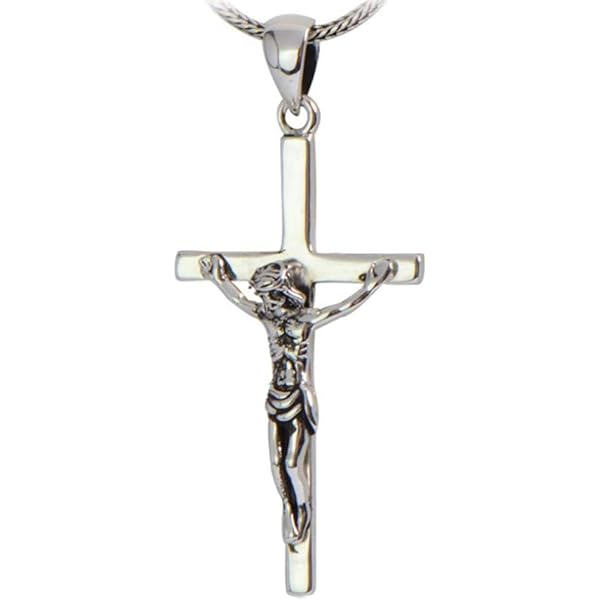Argento Sterling Croce Ciondolo Collana Sacra Comunione Battesimo