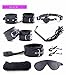Produktbild AanYuAan9966 Bettfessel Sexspielzeug für Paare Lederkombi 7St,Schwarz