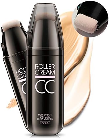 XY Fancy Fashion CC Cream with Small Roller Sponge Puff Moisturizer Oil-control Lasting Nude Make-up Concealer Powder Foundati