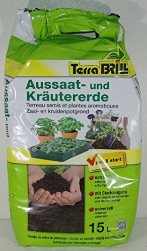 Extra-Fine Soil for Sowing and Growing Vegetables and Herbs, 15 Litres