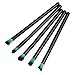 Tonsee Pro 10pcs Makeup Cosmetic Blush Brush Eyebrow Foundation Powder Brushes Kit Set Blue + Black