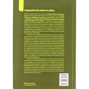 Preparación del medio de cultivo