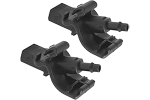 DIXHILLS 2 pezzi ugelli lavavetri anteriori per auto ugello lavavetri ugello spruzzatore ugello singolo foro set pulizia parabrezza auto compatibile con sostituzione per Mk4 TKE anteriore 1902209 EB3B17666AA