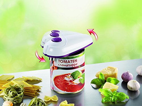 TV Das Original 01239 Gourmetmaxx Dosenöffner vollautomatisch, weiß / lila - 4