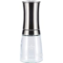 Kyocera Universalmühle Aus Edelstahl – Verstellbares Keramikmahlwerk Für Salz, Pfeffer & Gewürze, 16 Cm Hoch