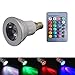 Produktbild E14 LED RGB Lampe Birne mit Fernsteuerung Forepin® 1 * E14 3W 220V Farblicht Lampe Glühbirne Farbwechsel-Strahler