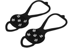 Greatangle 1 Paire Chaud Plus récent Crampon de Marche Pince à Glace Anti-dérapant Glace Neige Chaussures de Marche Spike Grip Camping Escalade Glace Crampon Glace shippng Gratuit Noir