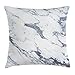 Produktbild hat pillow Marble case Antique Marble Textured Ocean Style Organic Granite Rock Formation Art Print 18 X 18 inches