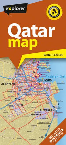 Preisvergleich Produktbild Qatar Road Map (Explorer)