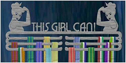 This Girl Can Triple Tier Stainless Steel Medal Display