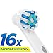 Produktbild Belmed Ersatzbürsten für Oral B - (EB50) voll kompatibel mit Braun Oralb Vitality, Pro Health, TriZone, Advance Power, Genius 8900, 9000, Professional Care, Triumph und Deep Sweep - aufsteckzahnbürsten - Oral B Aufsteckbürsten - Aufsätze - zahnbürstenaufsätze (16)