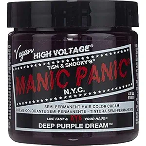 Manic Panic Classic Cream Semi-Permanent Vegan Hair Color - Deep Purple Dream