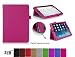 Produktbild HP (Hewlett Packard) Bachlauf 17,78 cm Standfuß, klassische FYY Slim Fit Folio Lederschutzhülle für HP (Hewlett Packard) Bachlauf 17,78 cm rot magenta For iPad Air (iPad 5)