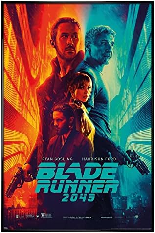 Blade Runner 2049 Gloss Black Framed Fire &amp; Ice Maxi Poster 61 x 91.5cm