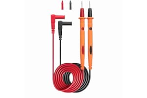 KJZEEX Multimeter Messleitungen Set mit Bananenstecker, Testkabel Sonden für Messungen 1000V/10A
