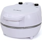 Dr.Maya&reg; Taş Fırın Lahmacun Makinesi, &Ccedil;ıkarılabilir 30 cm Doğal Taş Pişirme Y&uuml;zeyi, Siyah, 400&deg;C Termostat, Alt-&Uuml;st Isıtma, 1