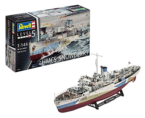 Revell- Maqueta de Flower Class Corvette, Kit Modello, Escala 1:144 (5132) (05132)