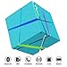 Produktbild Bluetooth Lautsprecher, tragbare LED-Beleuchtung Lautsprecher Stereo Magic Cube Mini Wireless Bluetooth 4.0 Lautsprecher mit Mikrofon für Smartphones iPhone iPad Samsung Tablet Laptop MP3 CD Player JUQONE (Blau)