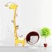 Height Chart wall Sticker Kid's Growth Chart wall decal Measure Wall Sticker Owl, Giraffe, Lion and Monkey Tree Vinyl Posters Removable for nursery Deoration (Giraffe)