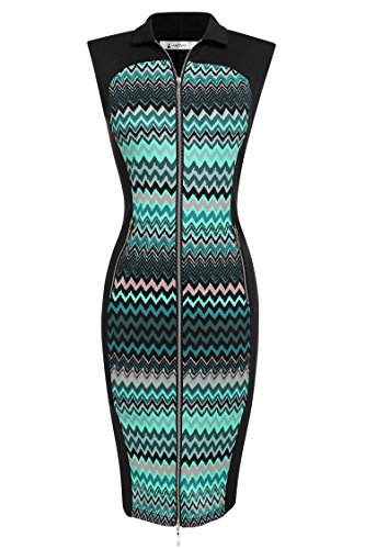 Preisvergleich Produktbild ZEARO Damen Sommer Stretchkleid Bodycon Etuikleid Hauteng-Kleid