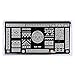 Born Pretty Nail Art Stamp Template Tribal Design Image Plate Rectangle 12*6cm NJX-007
