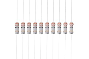 YOKIVE 50 pcs Carbone Film Résistances, 2W 33 Ohm 5% Tolérances Résistance, Bonne pour DIY Électronique Projets (4 Couleur Bande, 0.58x0.19-pouce)