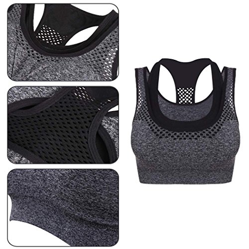 Zeagoo Damen Yoga BH Sport Fitness BH Tank Top - 2
