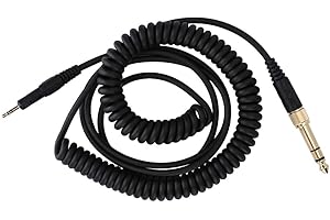 SOCOBETA Cavo Delle Cuffie Filo a Molla Cavo Per Cuffie Esteso Per Audio-technica Ath M50x M40x M70x