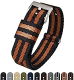 Barton Watch Bands - -Armbanduhr- JNATBLKORNG22