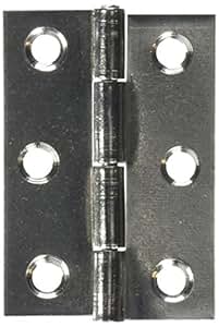 10 PCS Silber Tone Metall Hintern Scharnier für Fenster Schrank: Amazon