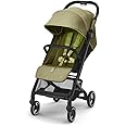 Cybex Gold Beezy Pram With One-Pull Harness, From Birth To Approx. 4 Years (Max. 22 kg), Compact And Ergonomical, Nature Green
