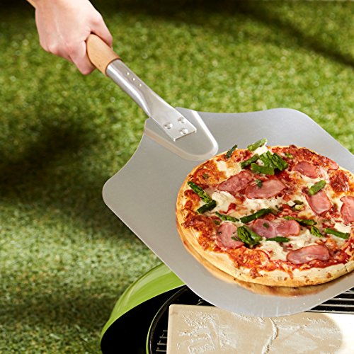 Levivo Pizzaschaufel/ Pizzaschieber aus Metall mit Holzgriff, ca. 82 x 30,5 x 2,9 cm - 7