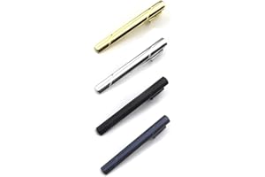 HOMEFANTASY 4 alfileres de corbata para hombre, alfileres de corbata finos de cobre, alfileres de corbata clásicos, para hombre, para aniversario, boda, negocios, vida diaria, Extro large, 1, Aquamarine