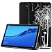 Produktbild SANHENGMIAO COVER Für Huawei Handy Für Huawei MediaPad M5 Lite 10 Modell BAH2-W19 / BAH2-L09 Eulen-Stiefmütterchen Pugong-Muster Smart Tablet Chassis Ständer, (Pattern : 5)