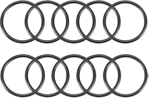 TA-VIGOR 10Pcs Nitrile Rubber O-Rings, 40mm OD 34mm ID 3mm Width Rubber Washers Spacer O-Rings Gasket kit, Metric Sealing Gasket for Hose, Faucet, Automotive, Plumbing