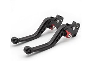 NICEDOLL CNC Kupplungsbremshebel für FZS 600 FAZER 1998-2003, XJR400 1993-2007, TDM 900 2002-2003 schwarz