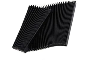 VERSAGENIUS CNC Machine Guard dust Cloth Milling Machine Flexible Protective Rubber Accordion Pleats Shield Cover(160mm)