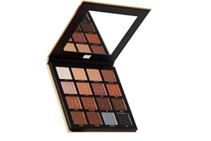 BEAUTY BAY Nude 16 Piece Colour Eyeshadow Palette Gift Set - Make Up Beauty Products - Vegan Gifts for Women - PETA Certified Cruelty Free - Matte - Peachy, Nude, Beige, Rosy, Pink & More