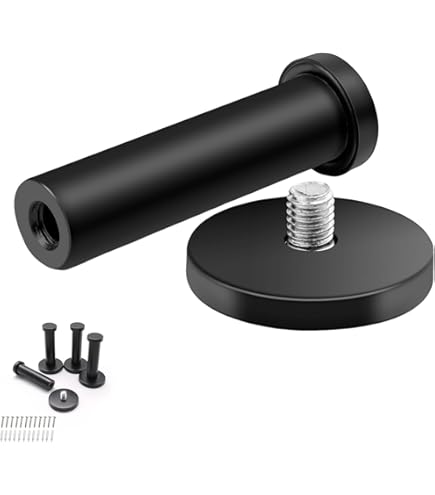 Paquet De 4 Crochets Muraux Noir Mat Crochets Robustes En Acier