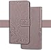 Produktbild Caler Tasche Kompatibel für Xiaomi Mi 8 Lite Hülle Außenseite aus Echt Leder Innenseite aus Textil Magnet Schutz Case Ständer mit Kartenfach Ultra Slim Cover Bookstyle Klappbar